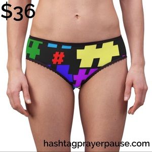#PrayerPause Color Chaos Women's Briefs